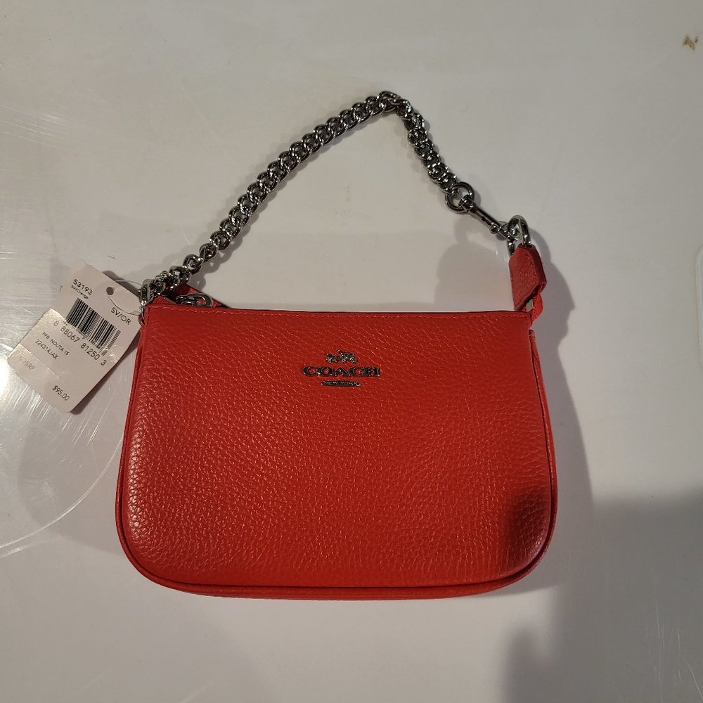 Coach bright orange/red  Mini Bag